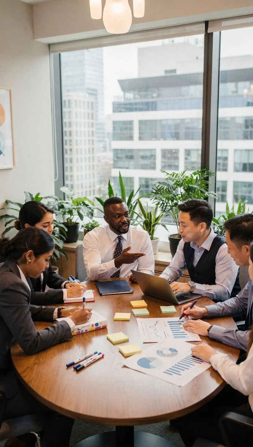 Modern office environment